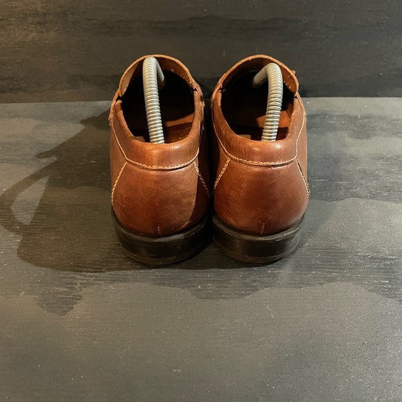 Johnston And Murphy Brown Dress Shoes Slip On Loafers Men’s Size 8.5 - Picture 4 of 8